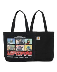 画像6: Carhartt WIP Canvas Graphic Tote WIPTOPIA 2 Print Black キャンバス グラフィック トートバッグ (6)