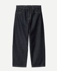 画像4: Carhartt Wip Brandon Pant Blue Rinsed パンツ ヘビーウェイト 13.5oz ルーズ ストレート フィット (4)