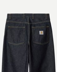 画像7: Carhartt Wip Brandon Pant Blue Rinsed パンツ ヘビーウェイト 13.5oz ルーズ ストレート フィット (7)