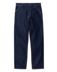 画像4: Carhartt WIP Simple Pant Blue One Wash シンプルパンツ ストレート デニム (4)