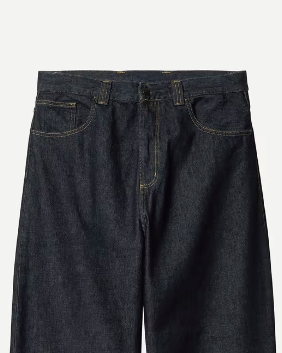 画像6: Carhartt Wip Brandon Pant Blue Rinsed パンツ ヘビーウェイト 13.5oz ルーズ ストレート フィット (6)