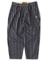 画像2: FAT THREEKAP × Red Kap Stripe Work Pants Gray レッドキャップ ストライプ ワークパンツ F.A.T. (2)