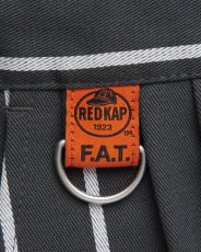 画像8: FAT THREEKAP × Red Kap Stripe Work Pants Gray レッドキャップ ストライプ ワークパンツ F.A.T. (8)
