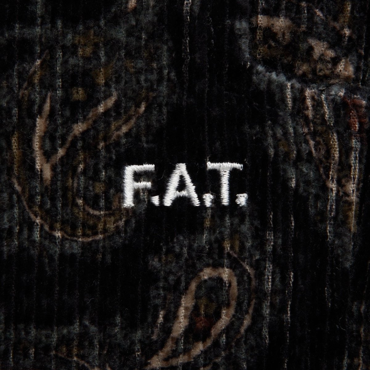 画像5: FAT MEGAZLEY Corduroy Pants Black F.A.T. ペイズリー コーデュロイ パンツ (5)