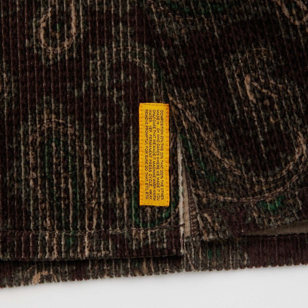 画像5: FAT CROPLEY Corduroy Shirts Wine F.A.T. ペイズリー コーデュロイ シャツ (5)