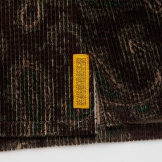 画像5: FAT CROPLEY Corduroy Shirts Wine F.A.T. ペイズリー コーデュロイ シャツ (5)