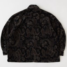 画像3: FAT CROPLEY Corduroy shirts Black F.A.T. ペイズリー コーデュロイ シャツ (3)