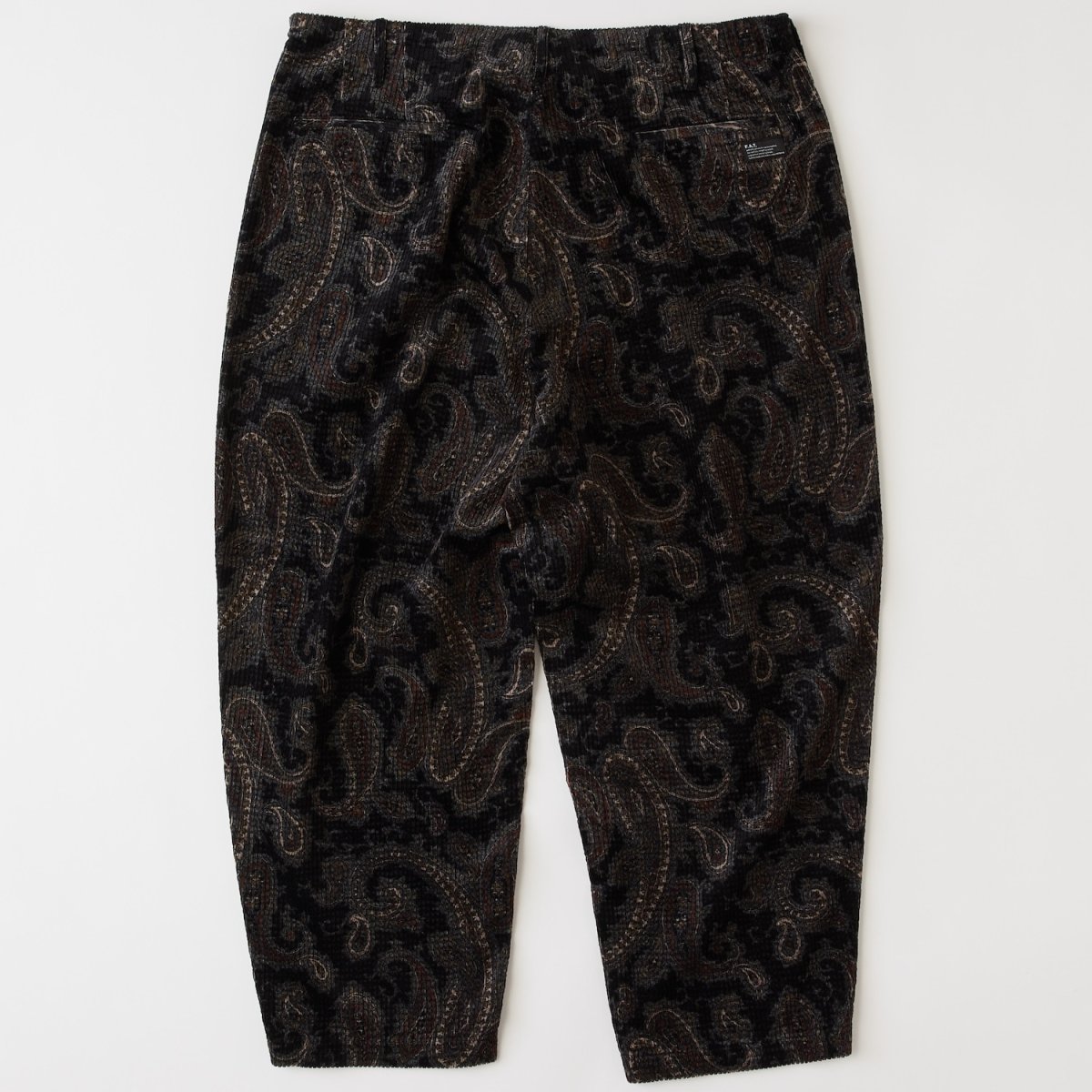 画像3: FAT MEGAZLEY Corduroy Pants Black F.A.T. ペイズリー コーデュロイ パンツ (3)