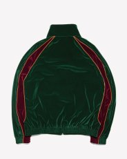 画像2: Haight VELOUR TRACK JACKET Green 2トーン ベロア トラック ジャケット (2)