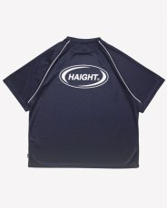 画像3: Haight OVAL LOGO DRY Tee Navy パイピング ドライ 半袖 Tシャツ (3)