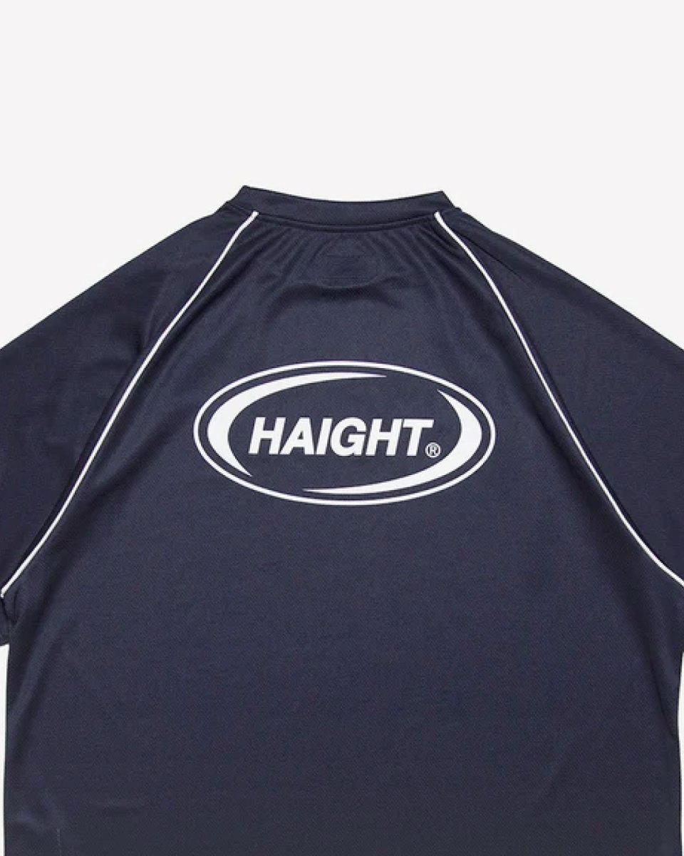 画像6: Haight OVAL LOGO DRY Tee Navy パイピング ドライ 半袖 Tシャツ (6)