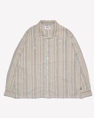画像1: HAIGHT MULTI CLR STRIPE SHIRT Multi Color ストライプ オープンカラーシャツ (1)
