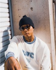 画像16: Haight WELLINGTON SUNGLASSES Black / Black ウェリントン サングラス (16)