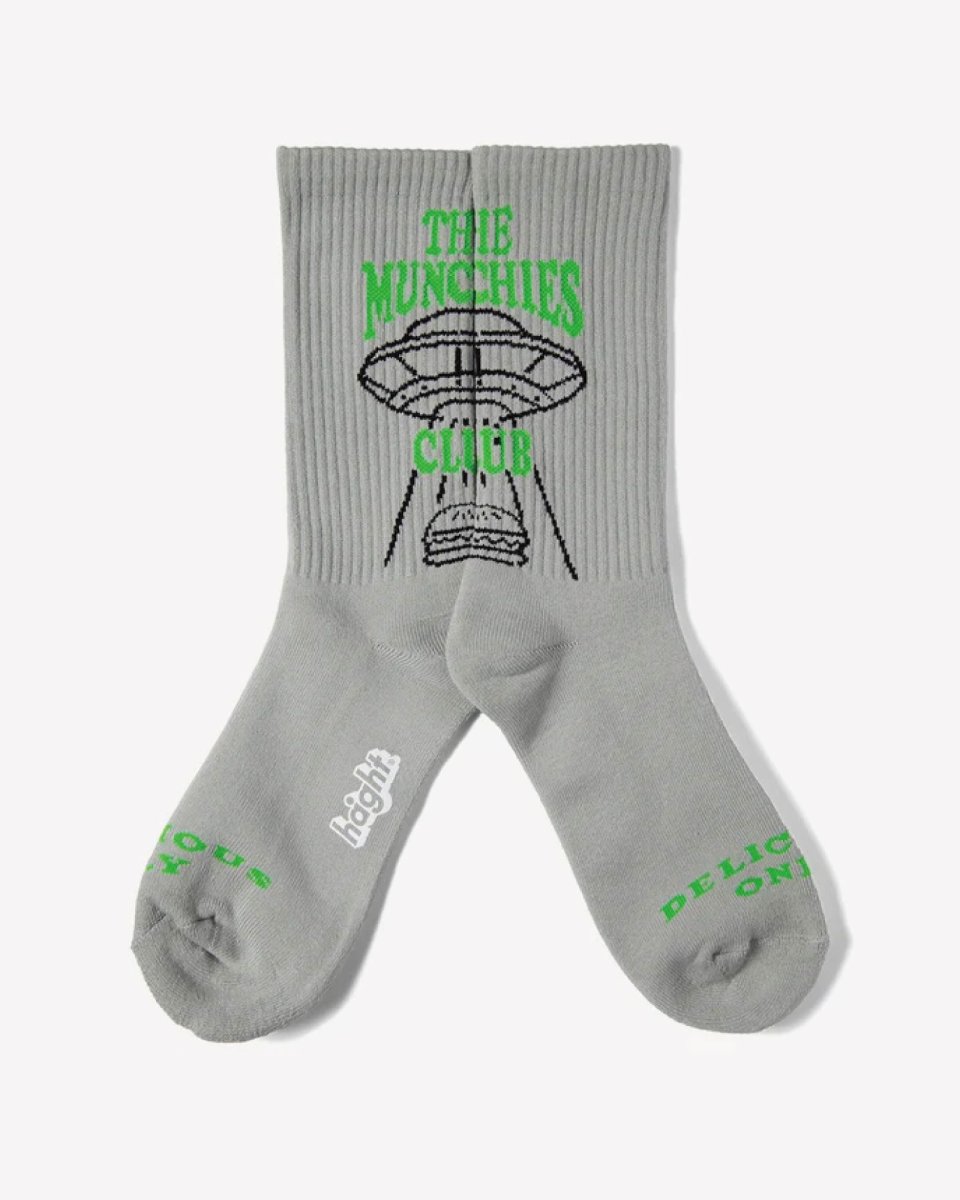 画像3: Haight M.C BURGER SOCKS Black RAT HOLE STUDIOS グラフィック ソックス (3)