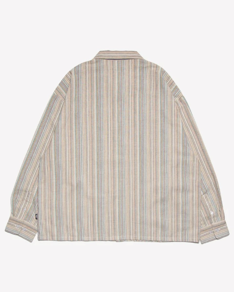画像2: HAIGHT MULTI CLR STRIPE SHIRT Multi Color ストライプ オープンカラーシャツ (2)