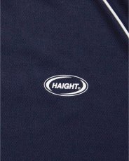 画像4: Haight OVAL LOGO DRY Tee Navy パイピング ドライ 半袖 Tシャツ (4)