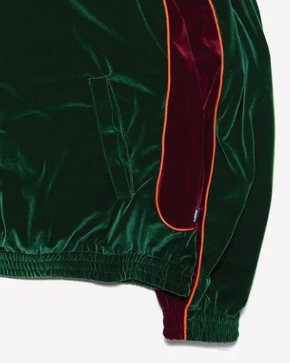 画像5: Haight VELOUR TRACK JACKET Green 2トーン ベロア トラック ジャケット (5)