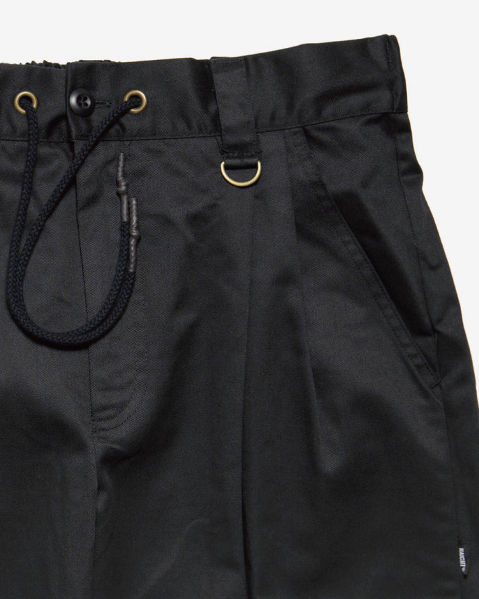 画像4: HAIGHT TWO-TUCK WORK PANTS Black 2タック ワーク パンツ (4)