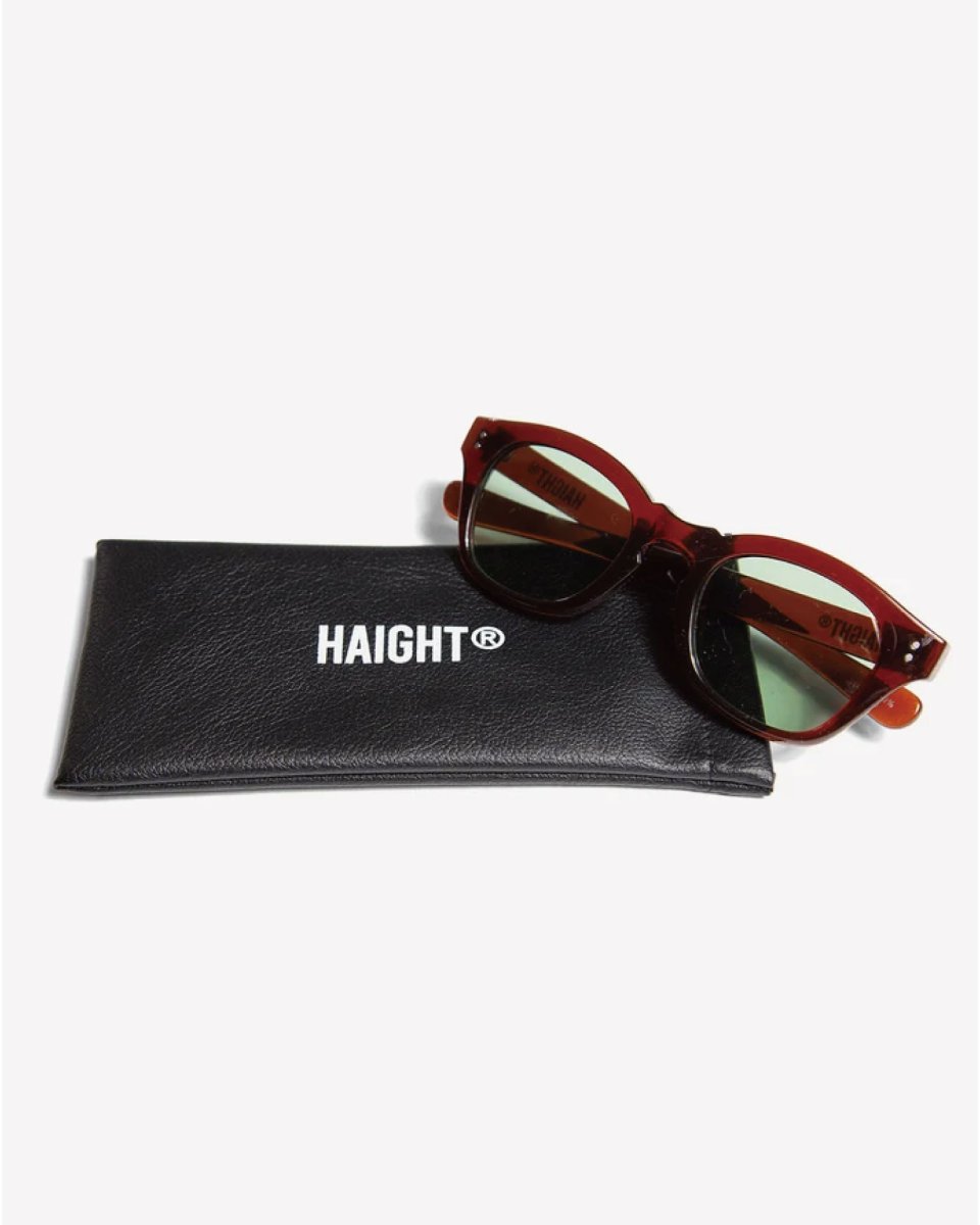 画像8: Haight WELLINGTON SUNGLASSES Black / Black ウェリントン サングラス (8)