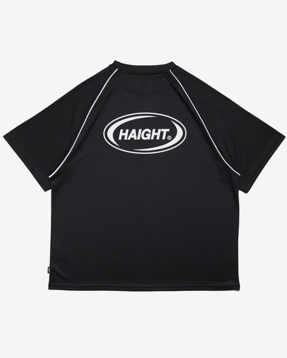 画像3: Haight OVAL LOGO DRY Tee Black パイピング ドライ 半袖 Tシャツ (3)