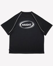 画像3: Haight OVAL LOGO DRY Tee Black パイピング ドライ 半袖 Tシャツ (3)