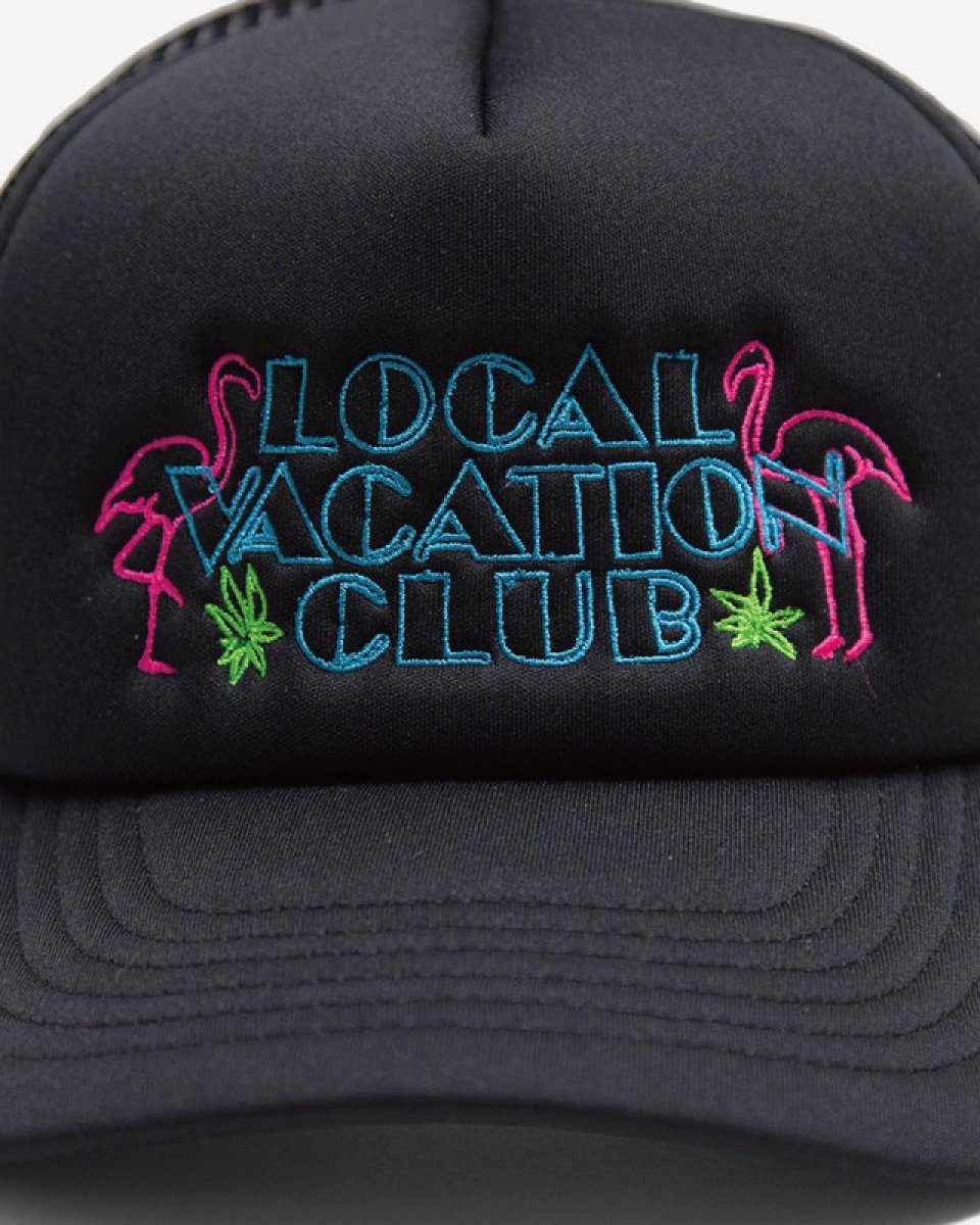 画像5: Haight LVC NEON LIGHT MESH CAP Black ネオン刺繍 メッシュキャップ (5)