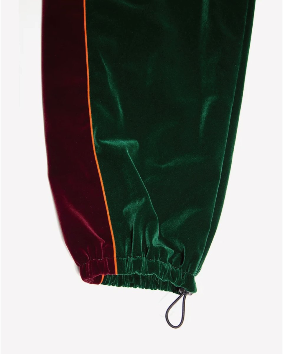 画像6: Haight VELOUR TRACK PANTS Green 2トーン ベロア トラック パンツ (6)