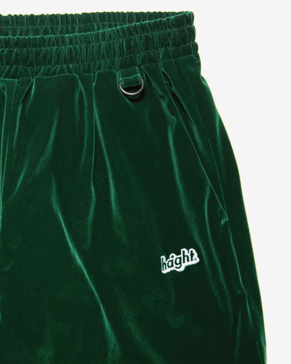 画像5: Haight VELOUR TRACK PANTS Green 2トーン ベロア トラック パンツ (5)