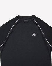 画像5: Haight OVAL LOGO DRY Tee Black パイピング ドライ 半袖 Tシャツ (5)