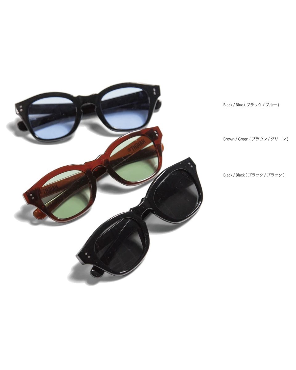 画像5: Haight WELLINGTON SUNGLASSES Black / Black ウェリントン サングラス (5)