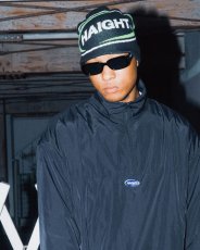 画像4: Haight ATHLETIC BEANIE Black オーバル ロゴ ニット ビーニー (4)