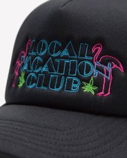 画像3: Haight LVC NEON LIGHT MESH CAP Black ネオン刺繍 メッシュキャップ (3)