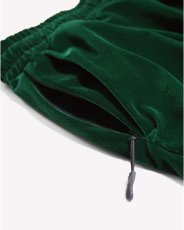 画像2: Haight VELOUR TRACK PANTS Green 2トーン ベロア トラック パンツ (2)