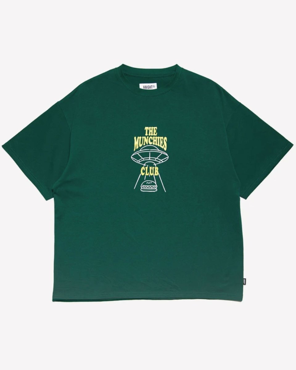画像2: Haight M.C BURGER Tee Green RAT HOLE STUDIO グラフィック 半袖Tシャツ (2)