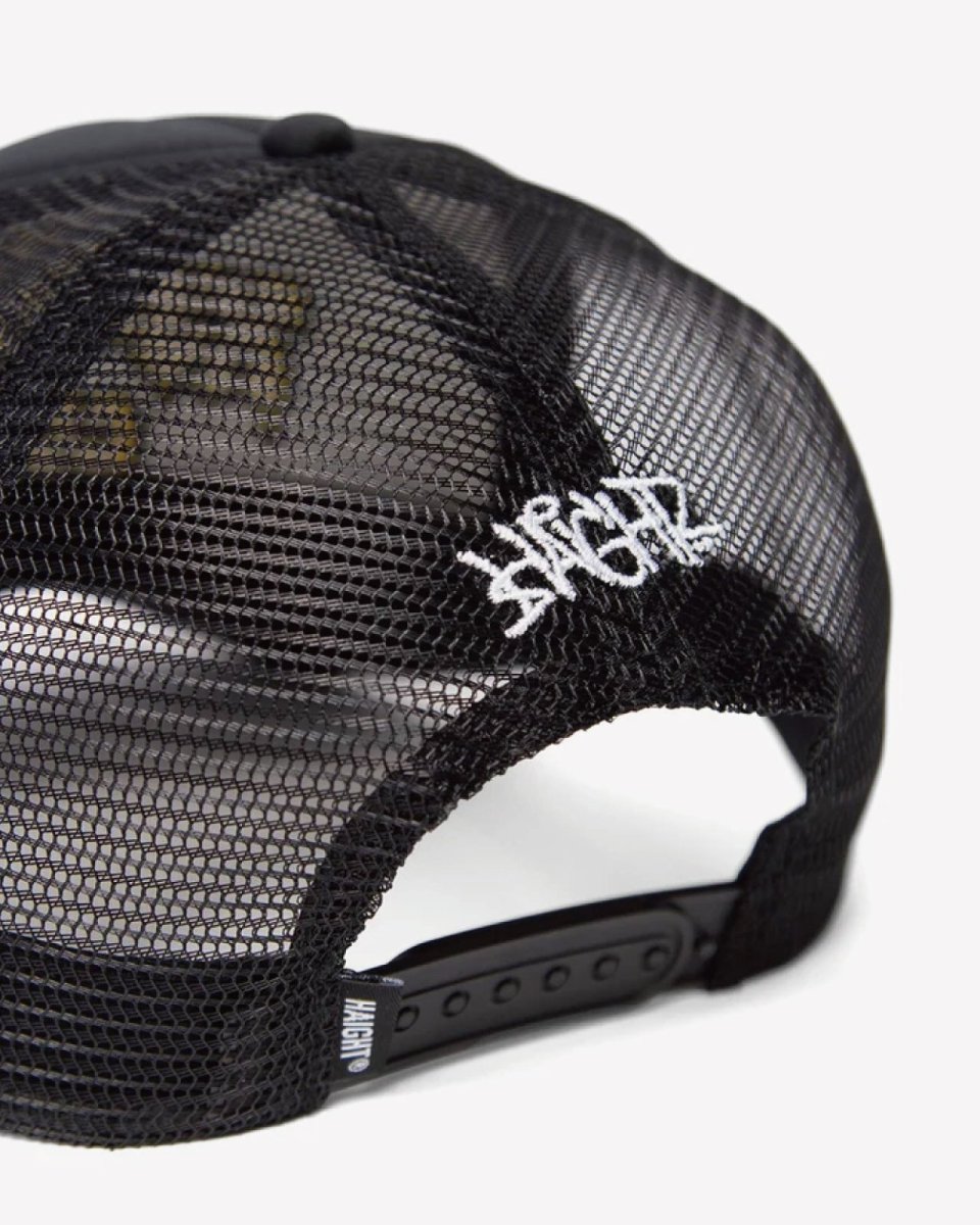 画像3: Haight MUNCHIES MESH CAP ft. CASPER Black グラフィック刺繍 メッシュ キャップ 帽子 (3)