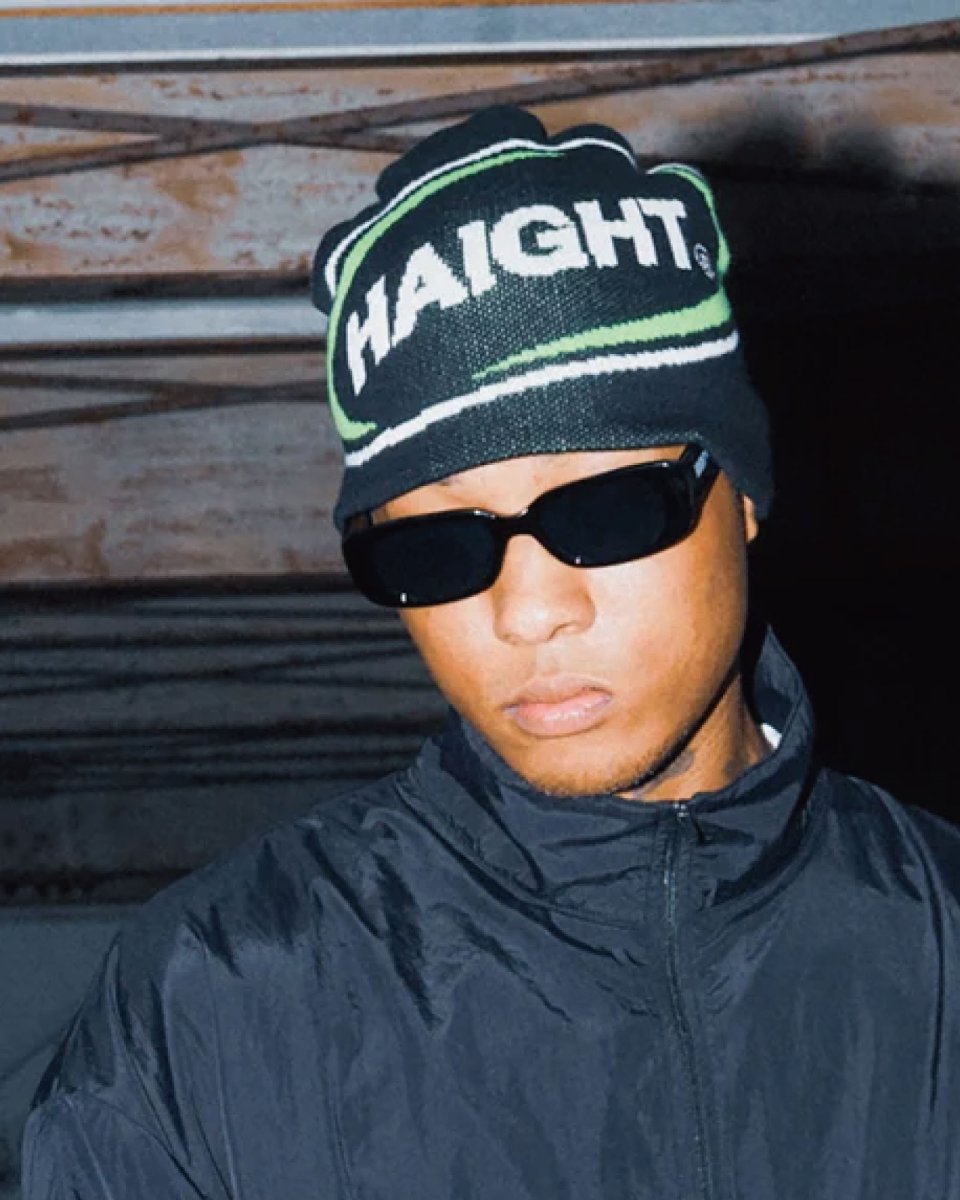 HAIGHT ATHLETIC BEANIE Black