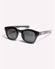画像7: Haight WELLINGTON SUNGLASSES Black / Black ウェリントン サングラス (7)