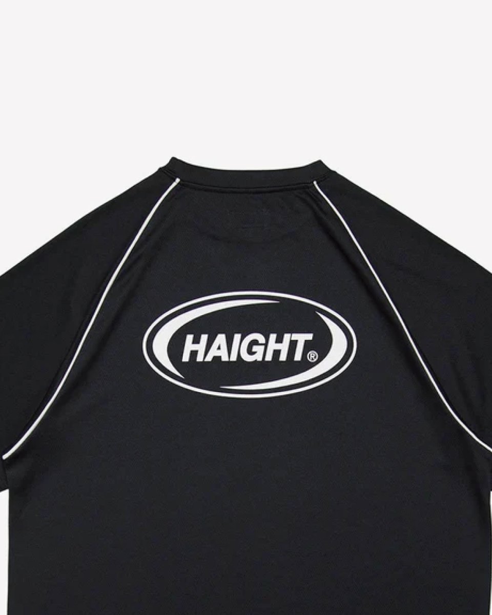 画像6: Haight OVAL LOGO DRY Tee Black パイピング ドライ 半袖 Tシャツ (6)