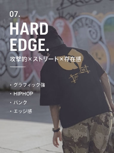 HARD EDGE グラフィック HIPHOP ストリート