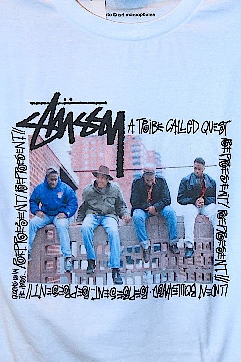 stussy × a tribe called quest Tシャツ