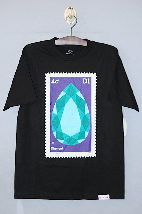 Shellter Online Shopはdiamond Supply Co ダイアモンド サプライ 正規取扱 Diamond Supply Co ダイアモンド サプライ のdiamond Supply Co ダイアモンド サプライ France Stamp S S Tee Black Tシャツ公式通販サイト Diamond Supply Co ダイアモンド サプライ の服