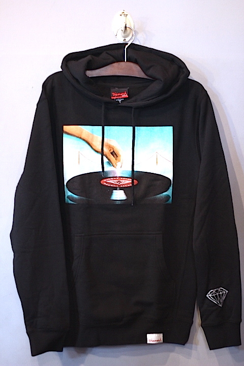 Shellter Online Shopはdiamond Supply Co ダイアモンド サプライ 正規取扱 Diamond Supply Co ダイアモンド サプライ のdiamond Supply Co ダイアモンド サプライ Diamond Records Pull Hoodie Black公式通販サイト Diamond Supply Co ダイアモンド サプライ の服や