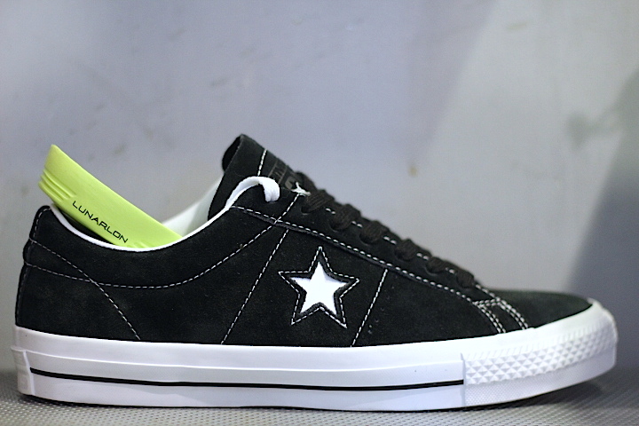 converse with lunarlon black