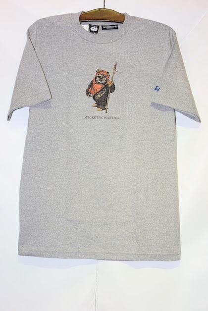 Interbreed インターブリード Starwars Wicket S S Tee Grey Ewok