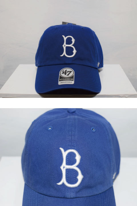 47 Brand フォーティーセブンブランド Brooklyn Dodgers Ball Cap Blue ブルー ブルックリン ドジャース Round 6 Panel Shellter