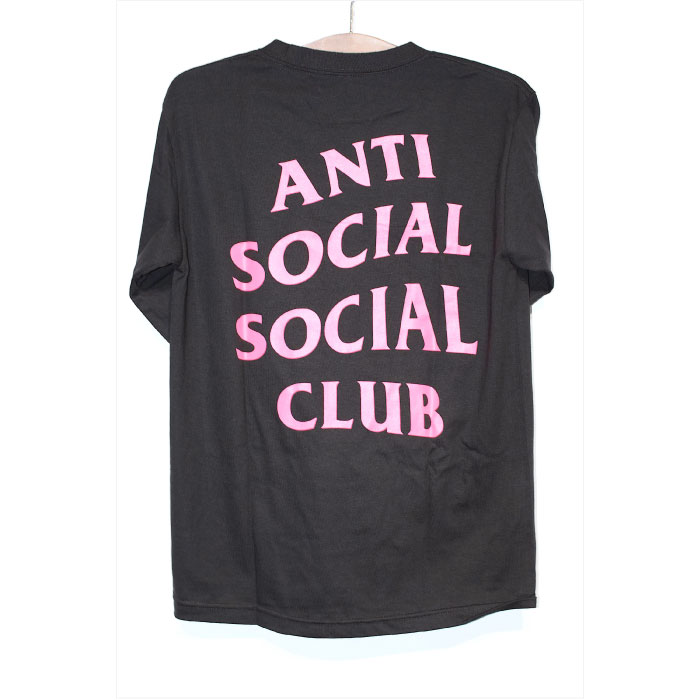 anti social social club black and pink