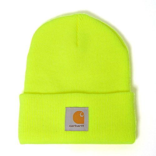 画像1: Acrylic Watch Hat Beanie Lime Yellow Yoda Green Pink Pop Orange ビーニー ニット帽 (1)