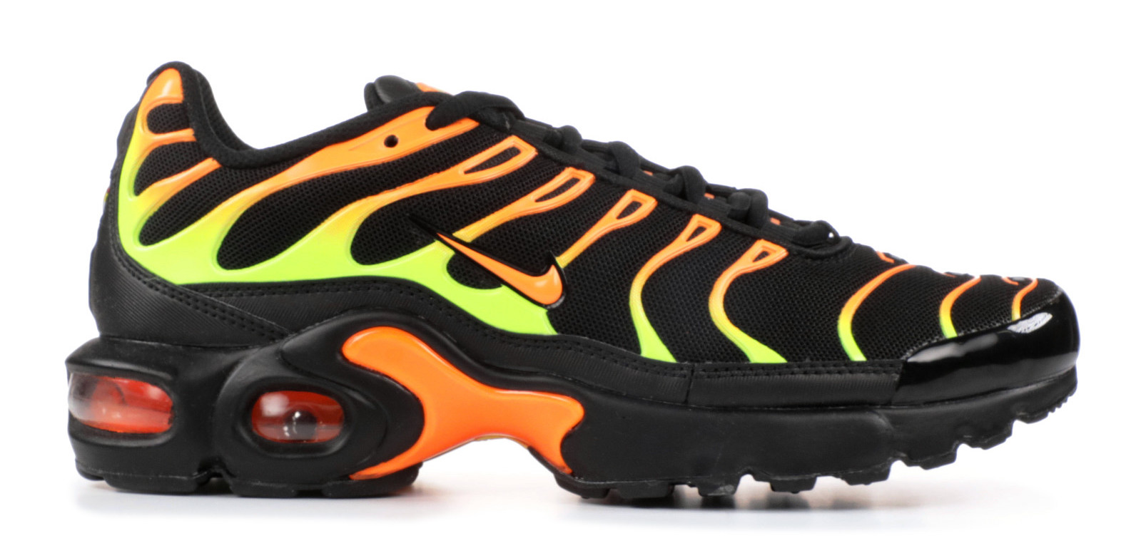 air max plus black volt total orange