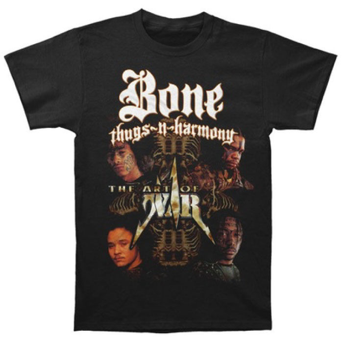 画像1: Bone Thugs-N-Harmony S/S "The Art of War"  Official Rap Tee ボーン・サグズン・ハーモニー オフィシャル ライセンス 半袖 Tシャツ (1)