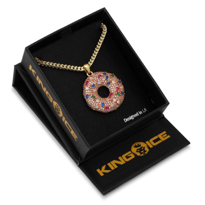 The CZ Donut Necklace 14K Gold Single chain ネックレス ゴールド 60cm ドーナツ チェーン Odd  Future